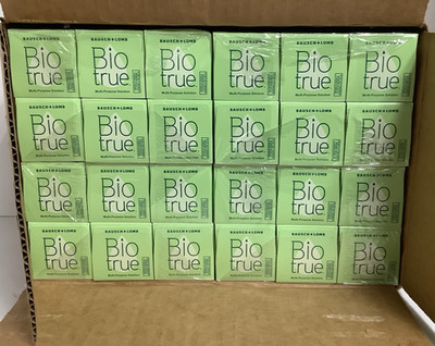 24 bottles Biotrue Multi-Purpose Contact Lens Solution4 floz each EXP 10/2027