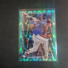 2025 Topps Chrome Will Wagner RC Aqua Refractor /199 #137 (RC) Blue Jays    L48