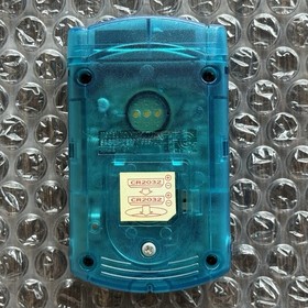 Sega Dreamcast Aqua Clear Blue VMU Visual Memory Unit + Dust Cover HKT-7000 JPN