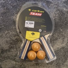 Image of Carlton Table Tennis bat set with 2 bats and 3 balls
