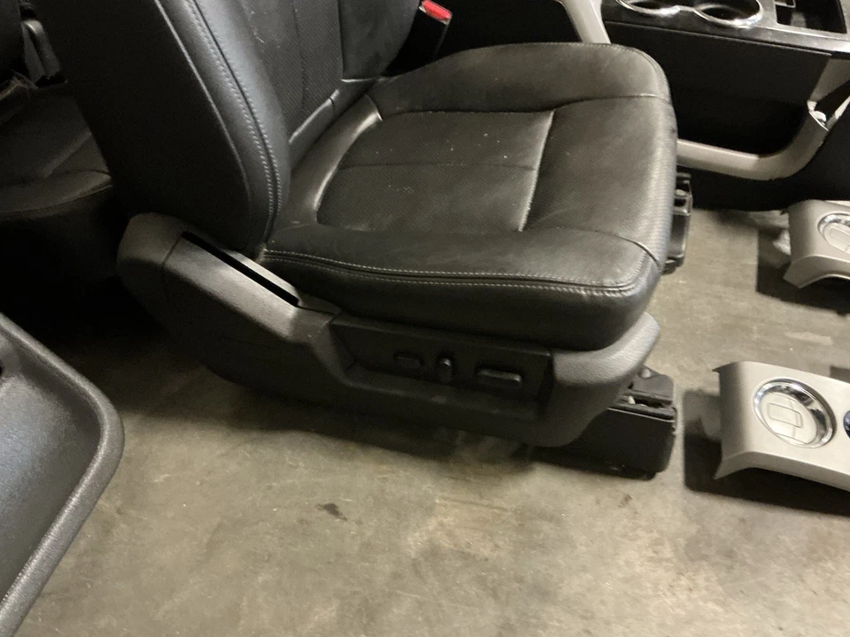 2011-2014 FORD F150 FX4 CREW CAB FRONT & REAR LEATHER SEATS HEATED COOLED - Image 4 of 4