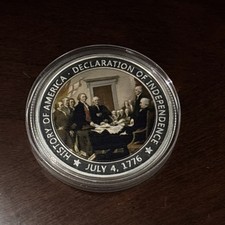 1776 Commemorative Challenge Coin - Presidential Declaration of Independence