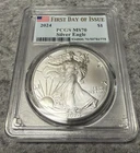 2024 1oz Silver American Eagle MS70 PCGS 50781775 First Day of Issue