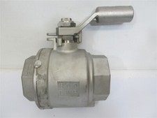 3" FNPT, 2 Piece Stainless Steel Ball Valve