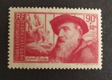 SORTI ALBUM 1937 CHOMEURS INTELECTUELS AUGUSTE RODIN 344 NEUF** MNH LUXE
