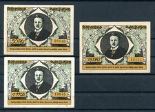 Brema - Hanover Lesum 3 banknoty Notgeld Hein Tietjen .................z1319