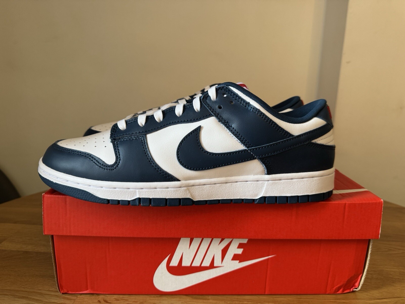 Zapatillas retro bajas Nike Dunk para hombre, azul valeriana en Reino Unido talla 12, PVP £110