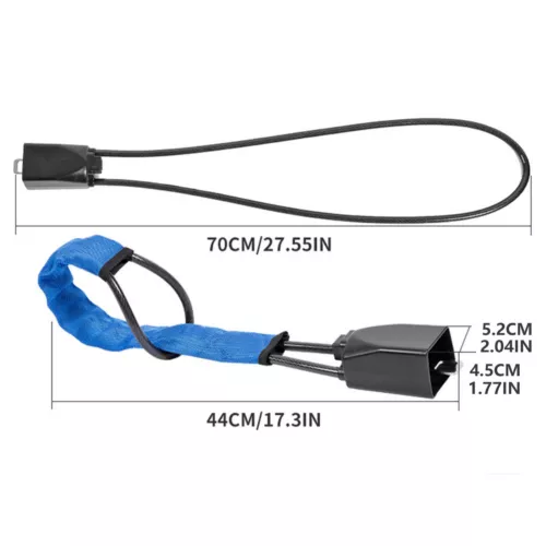 Steering Wheel Lock Car Security Seat Belt Lock Anti-Theft Device with 2 Keys - Picture 7 of 19