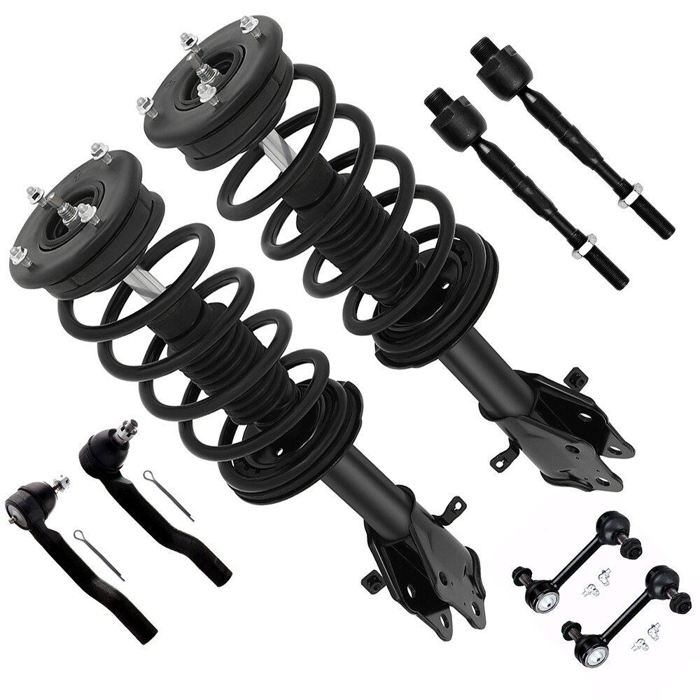 2007-2010 Ford Edge Lincoln MKX Front Struts Sway Bars Tie Rods