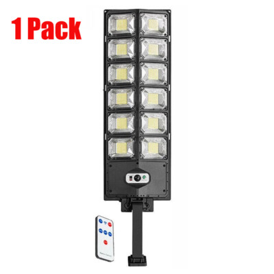 Commercial 1000000LM LED Outdoor Dusk to Dawn Solar Street Light Road Area Lamp