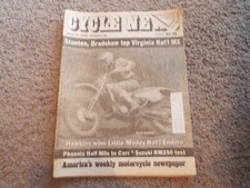 May 10 1989 Number 18 Cycle News Newspaper Stanton, Bradshaw, Hawkins, Suzuki RM