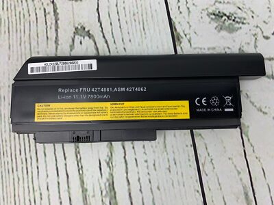9 Cell 11.1V 7800mAh Replacement Laptop Battery fits Lenovo Thin