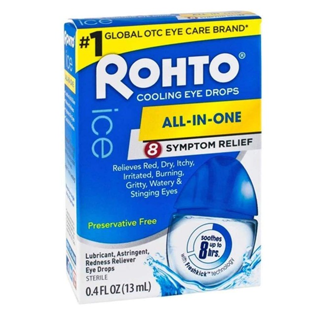 Rohto Ice Redness Relief Eye Drops, .4oz 310742010862 310742010862 eBay