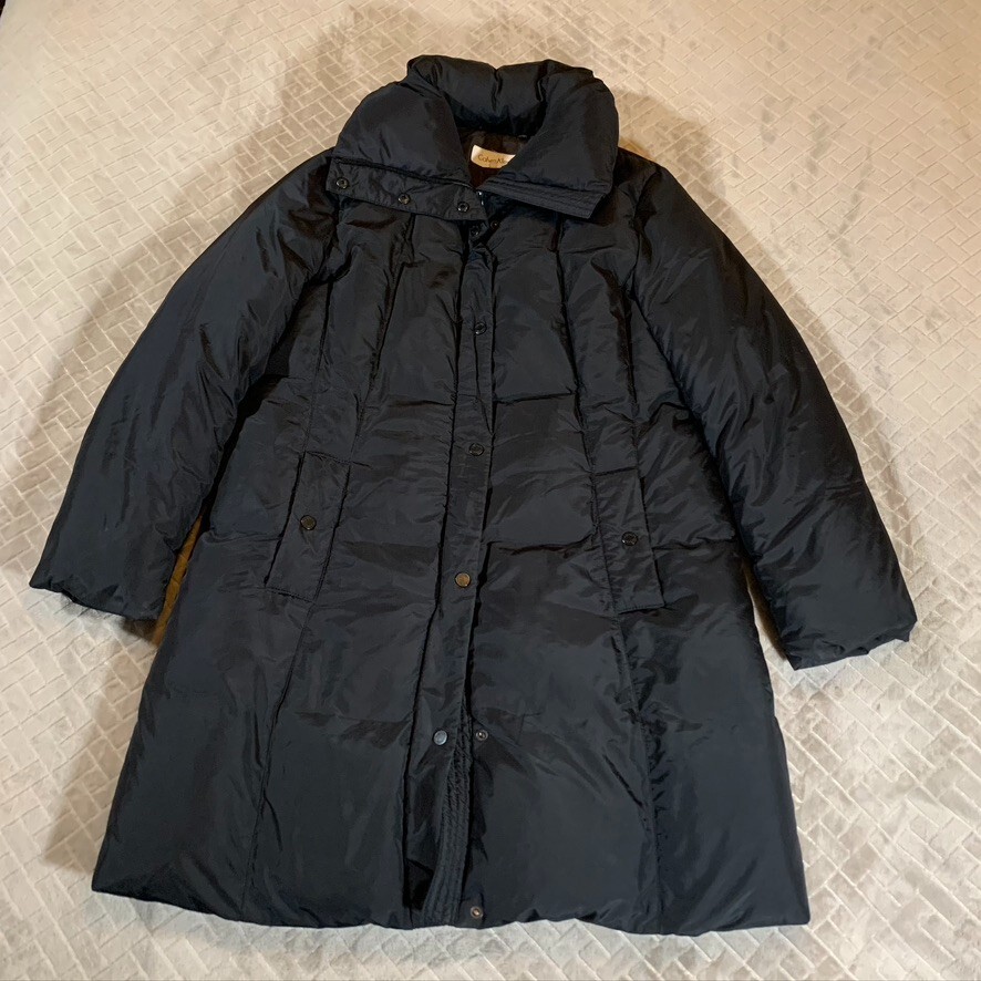 Calvin Klein Women's Hooded Puffer Coat Black Size Small