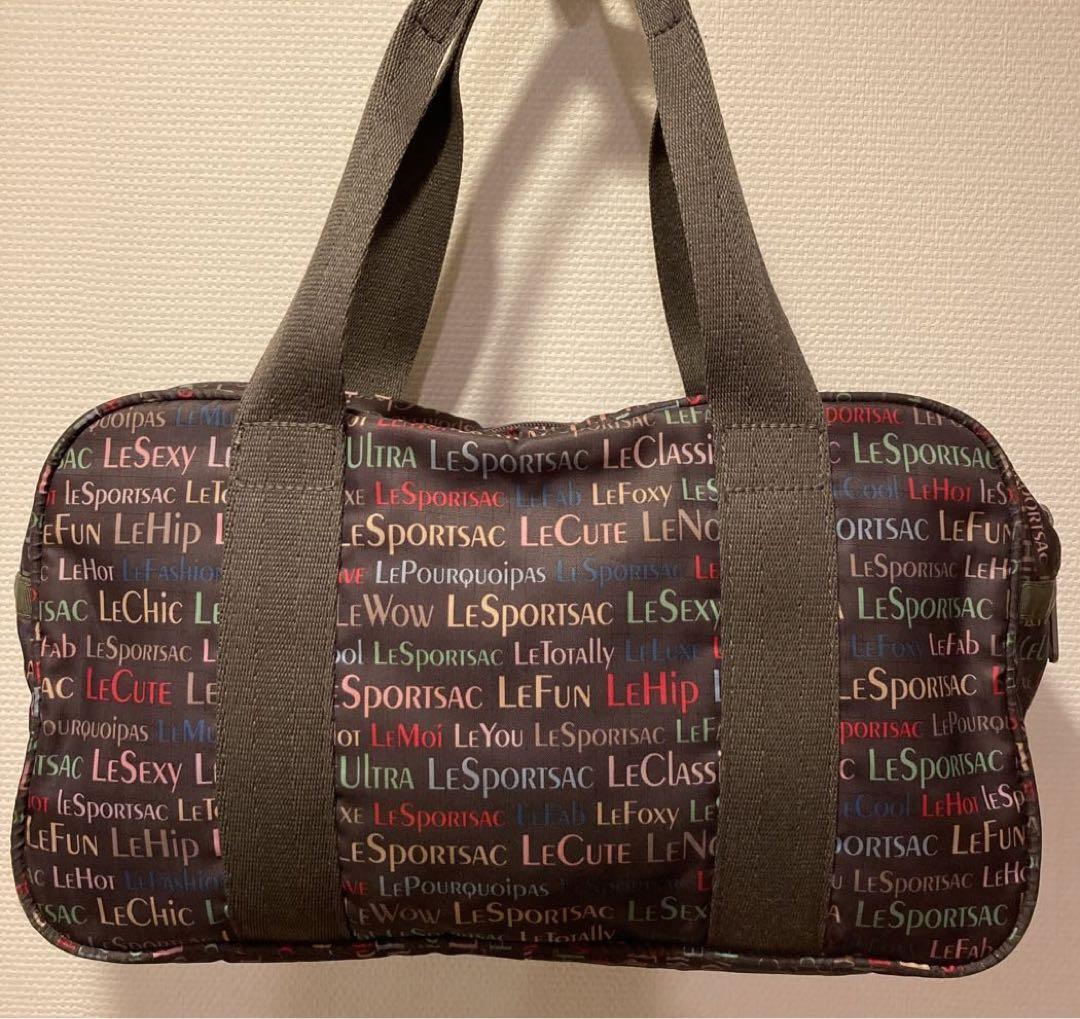 LeSportsac Handbag Logo Pattern Brown eBay