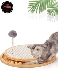 Rascador para gatos, almohadilla para rascar de sisal natural para gatos juguete