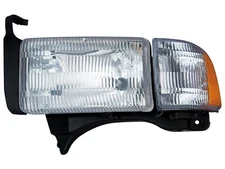 Fits 1994-2002 Dodge Ram 1500 2500 3500 Head Light WITH Corner Driver Left Side