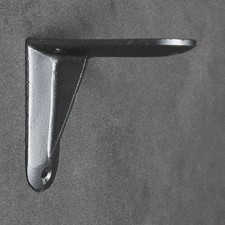 4" PLAIN SMALL CAST IRON VICTORIAN SHELF WALL BRACKET BLACK WHITE PEWTER - BR30