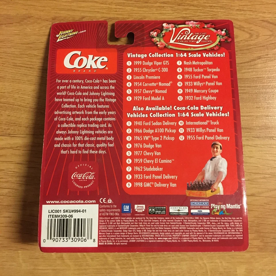 Johnny Lightning Coca Cola Vintage Die Cast 1972 Pontiac Firebird - Image 3 of 3