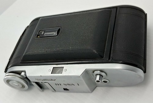 Cámara telémetro/carpeta vintage Voigtlander BESSA I 6x9 hecha en Alemania - Imagen 9 de 12