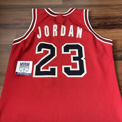Champion - ジョーダン ゲームシャツ#23 JORDAN CHICAGO BULLS NBA Chicago Bulls NBA Basketball Jersey Vintage Champion #23