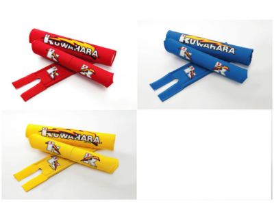 KUWAHARA BMX Frame Pad Set of 3 - Lightning - Choose Color - V-Bar
