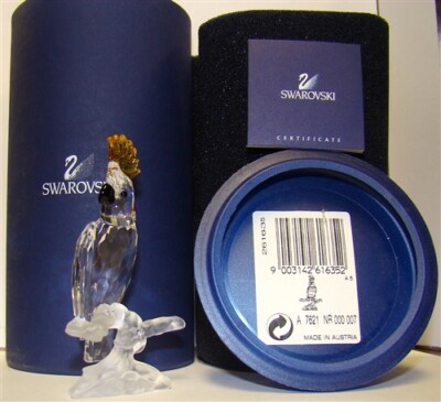 Swarovski Crystal Cockatoo 261635 Mint Condition with Certificate