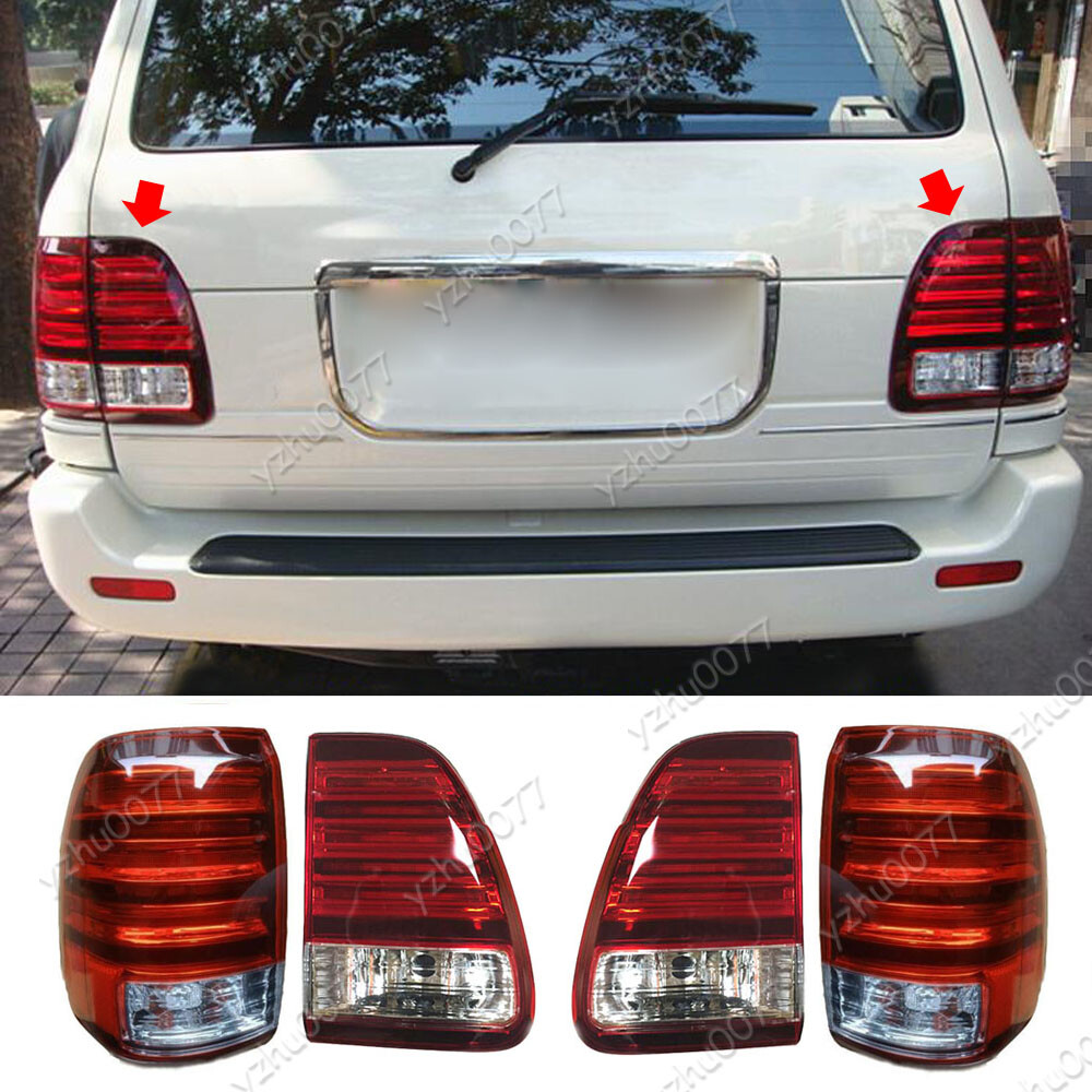 1998-2002 For Lexus LX470 Refit LED Tail Lights Rear Brake Lamps