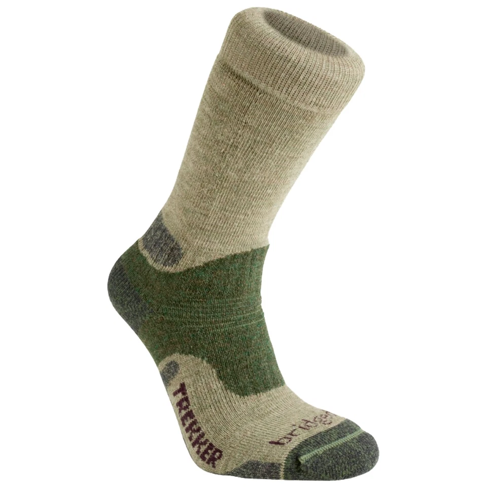 Bridgedale Mens Midweight Merino Endurance Original Hiking Sock - Green