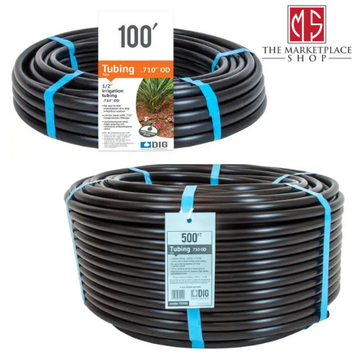 1/2 in. (0.710 o.d.) x 500 ft. poly drip irrigation tubing | watering  system new – ASA College: Florida