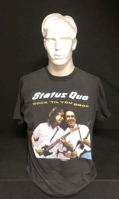 Status Quo Rock Til You Drop T Shirt Tour Programme Uk T Shirt 1991 Ebay status quo rock til you drop t shirt tour programme uk t shirt 1991 ebay
