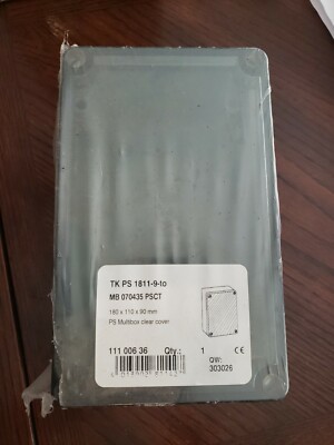 TK PS 1811-9-to  MB 070435 PSCT Polystyrene Plastic MultiPurpose Sealed Encl