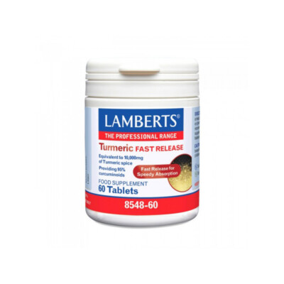 LAMBERTS Turmeric Fast Release 200mg 60 tablets