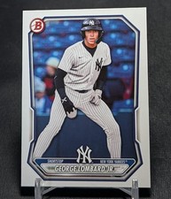 George Lombard Jr. Prospect Rookie RC 2026 Bowman Card #BP-64 New York Yankees. rookie card picture