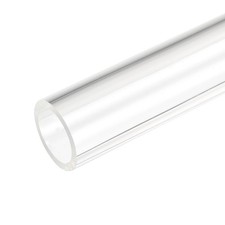 Acrylic Pipe Clear Rigid Round Tube 20mm ID 26mm 1" OD 10"