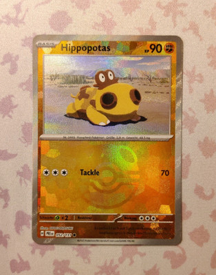 Hippopotas 052/131 Master Ball Reverse Holo - 2025 Pokémon Prismatic Evolutions