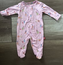 Magnetic Me Modal Baby Modal Footie Pajamas Preemie Fruit Print Pink Up To 5 Lbs