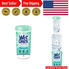 Fragrance-Free Hand and Face Wipes for Sensitive Skin  Soft and Clean 40 Pack