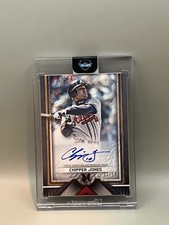 2023 Topps Museum Collection - Archival Autographs Chipper Jones #AA-CJ...