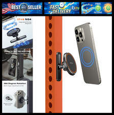 APPS2Car Magnetic Phone Holder for Gym, Alloy Base & Ball Joint, Attach to Metal