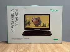 17.5" Portable DVD Player with 15.6" HD Swivel Screen 4-6 Hours Working Time wit