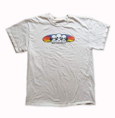 Vintage Alien Workshop Mens T Shirt Size Medium 90s Skate
