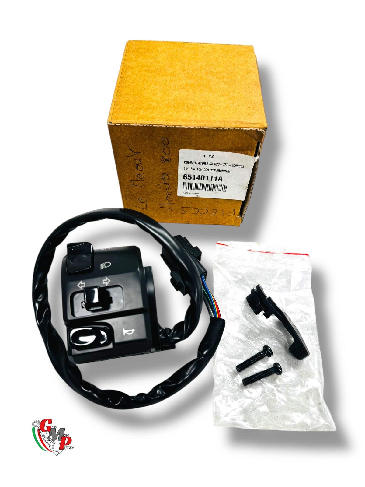 Commodo feux gauche de remplacement pour restaurer les clignotants et avertisseur Ducati