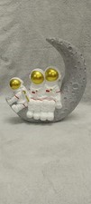 Astronaut Family Sculptures - Space Themed Decor for Bedroom, Desktop  Shelf