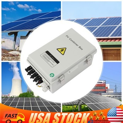 Solar Combiner Box PV Combiner Circuit Breaker 63A For Solar Panel Kit 4 String