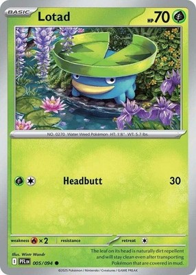 Lotad - 005/094 - Common - Near Mint