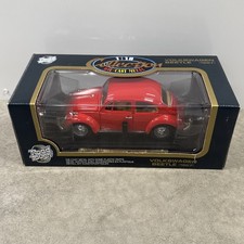 Road Tough 1967 Volkswagen Beetle 1:18 Diecast Red #92078 New In Box