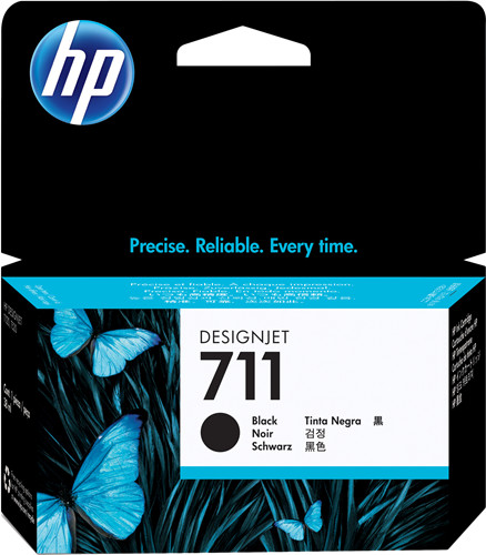 HP Cartouche encre 711 noir résout les problèmes de buses bouchées sur T520