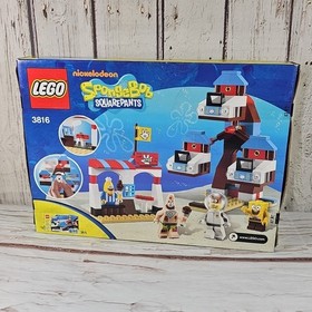 LEGO 3816 SpongeBob Glove World NEW SEALED Retired Patrick Sandy Ice Cream Vendo