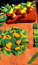 Dog Snuffle Mat Puzzle Toy for Nose Work Training   Interactive Feeding Mat, Enr